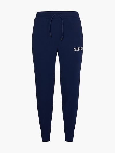 Calvin Klein Ruhák HU378489 | Calvin Klein Logo Férfi Jogger Sötétkék